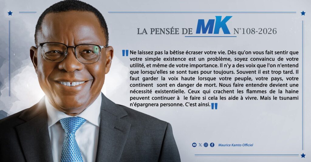 Maurice Kamto appelle à la vigilance et à la liberté de parole face aux tensions en Afrique