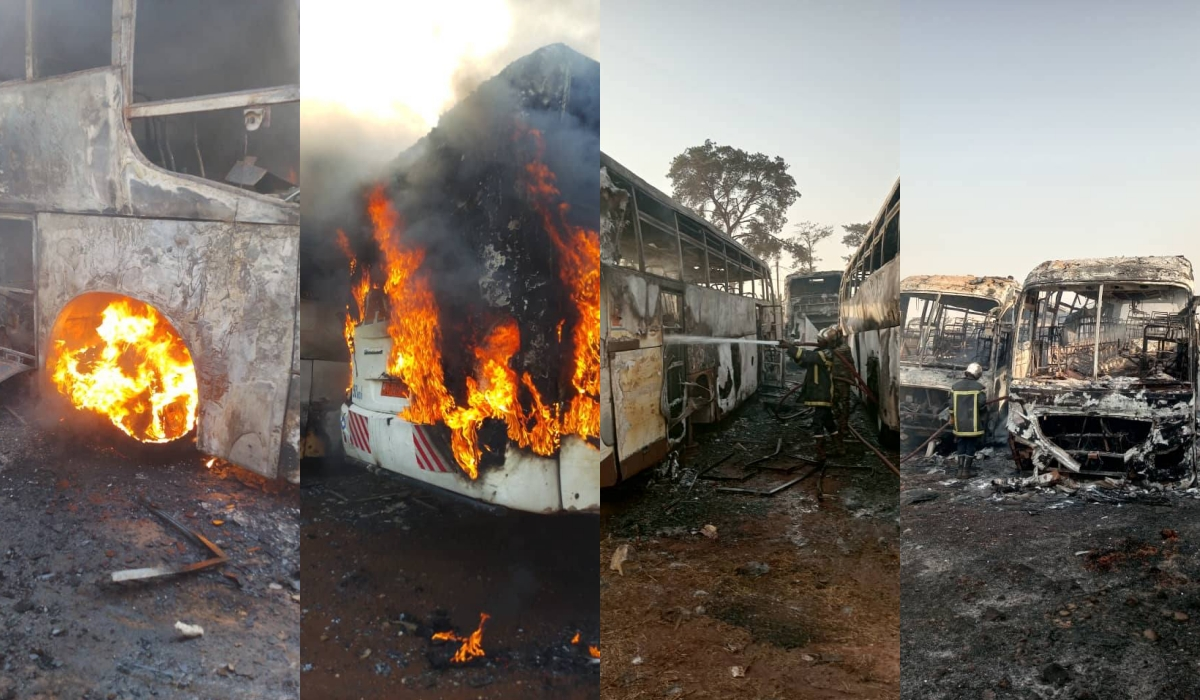 Incendie à Ngaoundéré : six bus de transport en commun réduits en cendres
