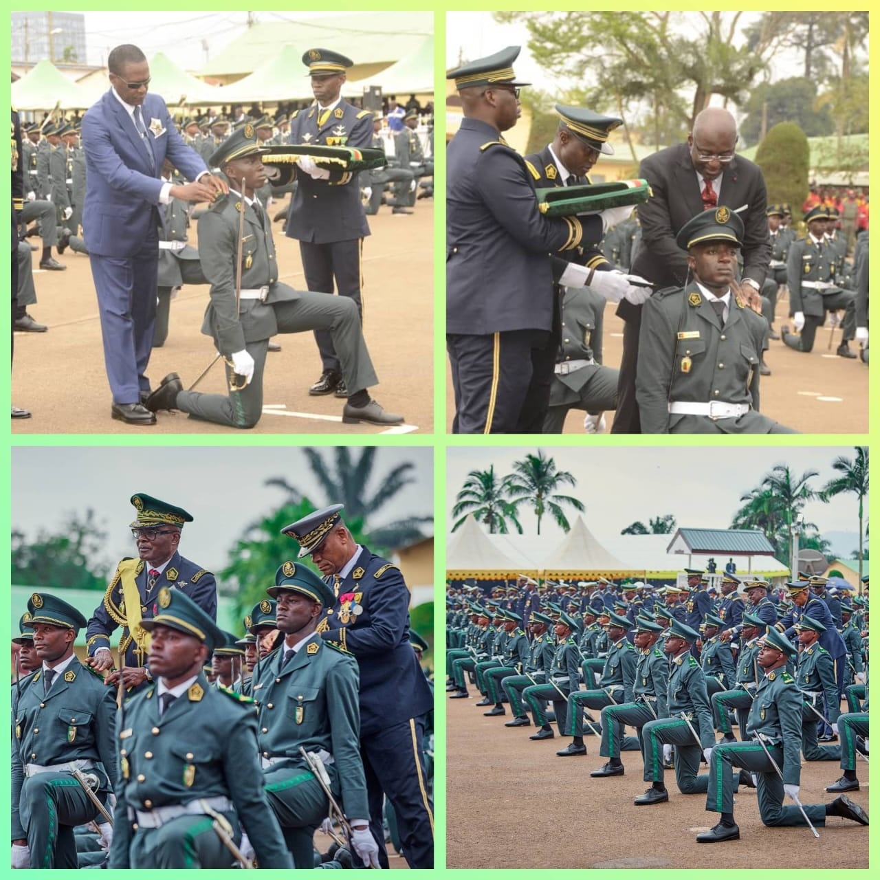 Cameroun : L'EMIA célèbre le triomphe de sa 40ème promotion, formant 335 nouveaux officiers