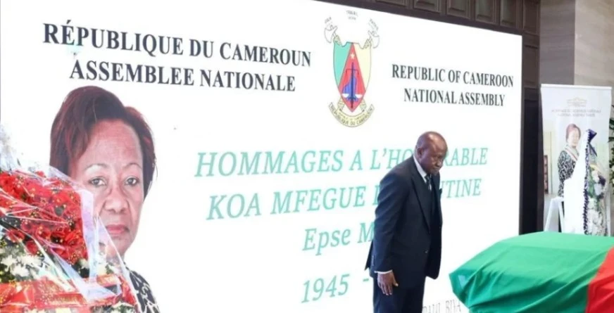 Hommage solennel à Laurentine Koa Mfegue à l'Assemblée nationale du Cameroun